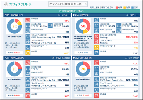 カルテ見本